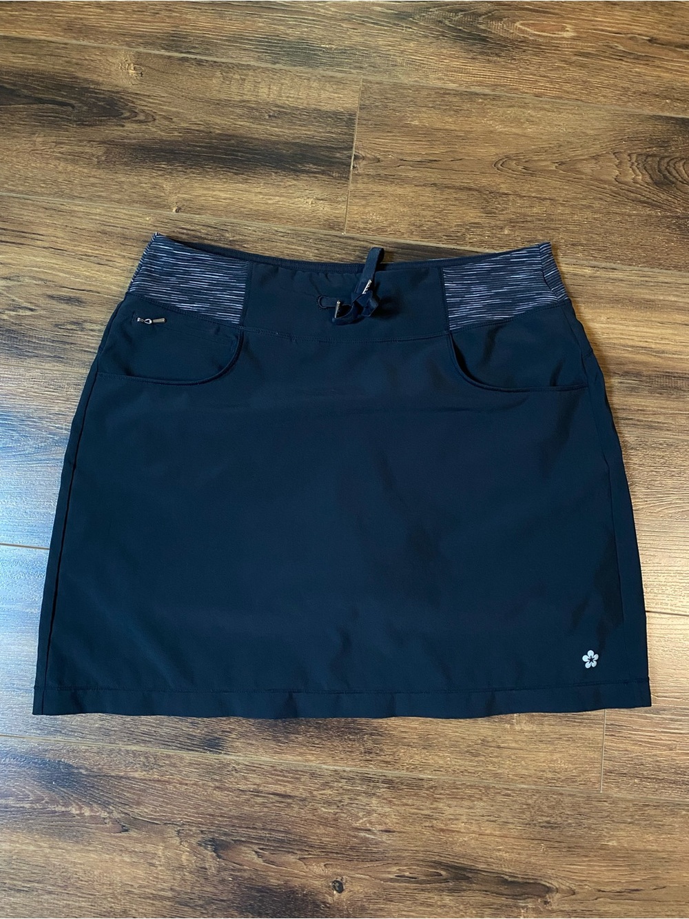 Black skort activewear size medium